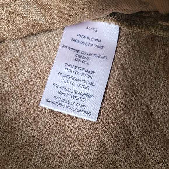 BADGLEY MISCHKA- Camel Quilted Jacket - Picture 4 of 7